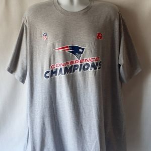 New England Patriots men's gray short-sleeve graphic t-shirt size 3XL